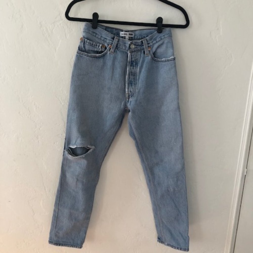 Re/Done Levi High Rise Ankle Crop size 24